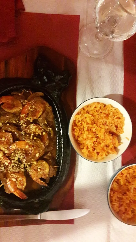 Boeuf Saté Au Crevette