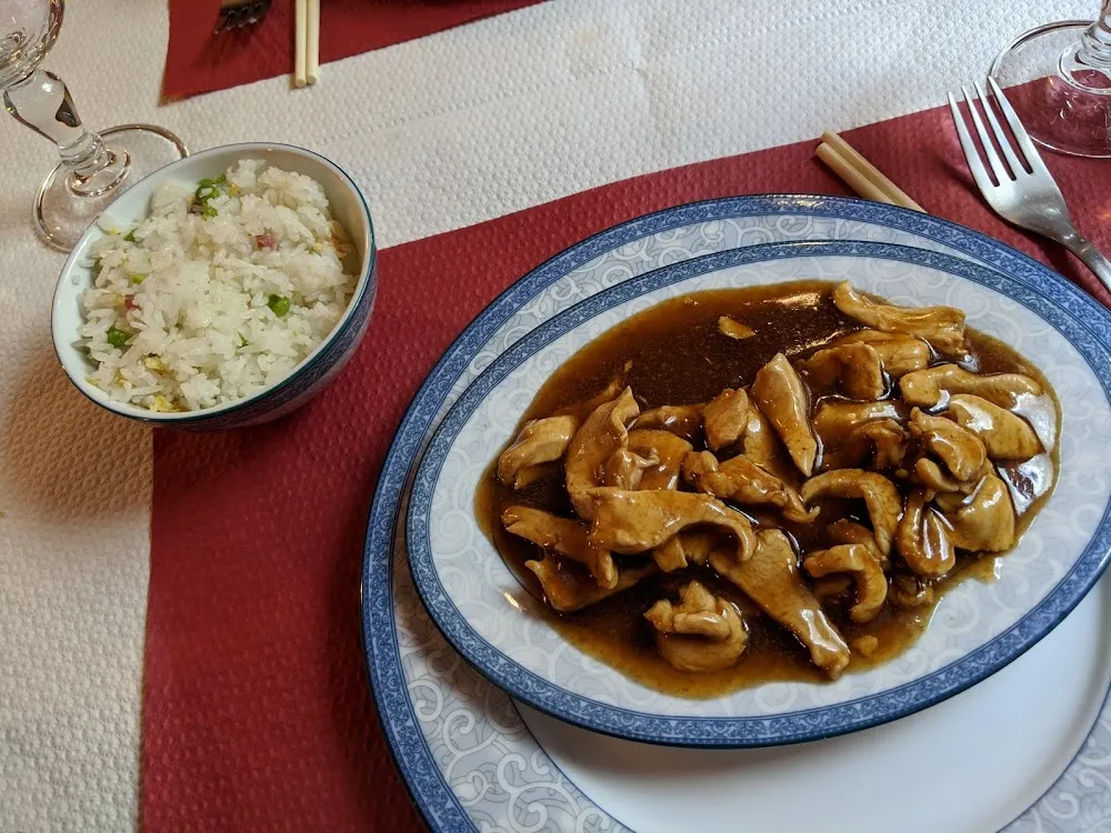 Poulet Nature Avec Riz Cantonais